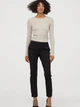 Брюки женские H&M 0752814-0 36 Черные (СА2000001639160) - изображение 3