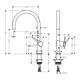 Cмеситель кухонный HANSGROHE Talis M 54 72804000 Хром - изображение 2