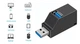 Міні USB 3.0 хаб розгалужувач 1*USB 3.0+2*USB 2.0 - зображення 5
