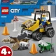 Zestaw klocków LEGO City Great Vehicles Pickup do robót drogowych 58 elementów (60284) - obraz 1