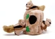 Outward Hound Hide A Squirrel Плюшева розвиваюча іграшка "Білки в стовбурі" для собак М (17см) - изображение 2