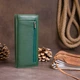 Женский кошелек на магнитах с клапаном ST Leather из натуральной кожи зеленого цвета для карт тип горизонтальный (bg192fash40) - изображение 9