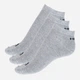 Набор мужских носков хлопковых HEAD Sneaker 3P Unisex 761010001-400 43-46 3 пары Серый (8718824272450) - изображение 1
