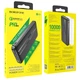 Повербанк Borofone BJ9 Uranus (10000mAh / Out: USB-A 18W QC3.0, Type-C 18W PD, USB-A 5V/2A / In: Type-C 18W, micro 18W) з LED індикатором, чорний - зображення 6