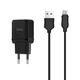 СЗУ Hoco C22A USB Charger 2.4A (+ кабель microUSB) (Черный) - изображение 1