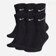 Набор мужских носков высоких хлопковых Nike U Nk Everyday Cush Crew BD SX7666-010 38-42 6 пар Черный (888408282750) - изображение 1