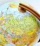 Глобус 320мм Політичний на високій дерев'яній нозі, без підсвічування Glowala RU - зображення 2