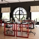 Офисный стол Fenster Прайм Красный ДСП Чёрное 76х130x70 - изображение 3