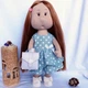 Интерьерная текстильная кукла ручной работы Кира Hand Made - изображение 1