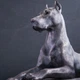 Срібна фігура ручної роботи "Друг людини" сер00030 Онікс - зображення 4