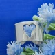 Сірбна широка каблучка "Серце" 17,5 - зображення 6