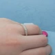 Серебряное кольцо дорожка "Блеск" - изображение 5