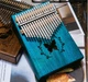 Музыкальный инструмент Калимба 17 key Kalimba Blue Butterfly - изображение 1