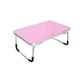 Складаний столик для ноутбука та їжі Lesko LY-005 Pink 600*400 мм - зображення 3