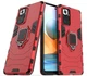 Комбинированный противоударный чехол с кольцом Armor для Xiaomi Redmi Note 10 Pro Red - зображення 4