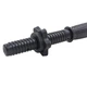 Гриф гантельный пластиковый обрезиненный с замками Zelart My Fit 80257-46 длина 46 см d-25 мм - изображение 3