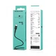 Кабель USB BOROFONE BX16 Easy Type-C (3A) (1M) Чорний - изображение 2