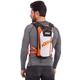 Моторюкзак с питьевой системой гидратором KTM Heroe 5122-KB объем 6л White-Black-Orange - изображение 8