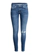 Джинсы H&M W24L30 Темно-синий 0424664_син.дырки_24 - изображение 1