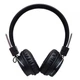Бездротові Bluetooth Навушники з MP3 плеєром NIA-X1 Радіо блютуз Чорні - зображення 1