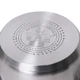 Каструля з кришкою Kamille 2.5 л з нержавіючої сталі і порожнистими ручками для індукції і газу KM-5618S - зображення 6