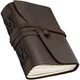 Шкіряний Блокнот записна книга B6 Comfy Strap ручної роботи зі шкіри Crazy Horse Темно-коричневий - зображення 1