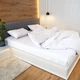 Простынь сатин 160х270 белая NaviHome (1SS-W-R) - изображение 2