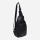 Сумка слинг через плечо мужская из натуральной кожи Laras K101023 Black (ROZ6300004239) - изображение 1