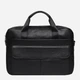 Сумка-портфель мужская кожаная Laras K101688 Black (ROZ6300004280) - изображение 2