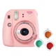 Фотоаппарат моментальной печати Fujifilm Instax Mini 9 Розовый с макро линзой и зеркалом для селфи + рамка, чехол и альбом - изображение 8