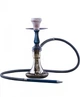 Кальян в сборе 2х2 Hookah Pixel blue dark натуральное дерево ясень встроенный диффузор 45 см в подарочной упаковке Темно-синий - изображение 1