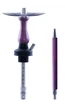 Кальян в сборе 2х2 Hookah Pixel purple натуральное дерево ясень встроенный диффузор 45 см в подарочной упаковке Фиолетовый - изображение 3