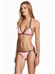 Нижня частина купальника жіноча H&M 2565135-AATT 40 Коралово-чорна (3000000585764) - зображення 1