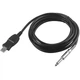 Кабель гитарный U&P USB 3.0 - 6.35 мм Mono 3 м Black (WAZ-AU-BK) - изображение 2