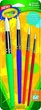Набір пензликів для малювання Crayola Big Paint Brushes 4 шт (05-3521) (B00J5KVWQW) - изображение 1