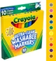 Набор маркеров Crayola Ultra Clean Washable Markers 10 штук (58-7851) - изображение 3