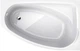Ванна акриловая угловая KOLO MYSTERY 140см x 90см правая с ножками XWA3740000 - изображение 1