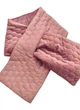 Шарф "Нью-Йорк" бархатный стёганный MyScarf теплый one size розовый - изображение 3