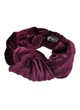 Тюрбан MyScarf теплый one size цвет баклажана бархатный с узлом - изображение 2