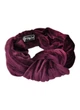 Тюрбан MyScarf теплый one size цвет баклажана бархатный с узлом - изображение 4