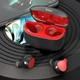 Навушники Hoco TWS wireless BT headset Hi-Res ES47 для iPhone/Android black-red - зображення 3