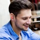 Навушники Hoco TWS wireless BT headset Hi-Res ES47 для iPhone/Android black-red - зображення 4