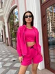 Костюм женский тройка K&ML XS - S ( 42 - 44 ) Малиновый ( 572 - 04 ) - изображение 1