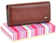 Женский кожаный кошелек Dr.Bond Rainbow W1-V date-red - изображение 1