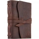 Кожаный Блокнот записная книга B6 с фирменной ручкой Comfy Strap ручной работы из кожи Crazy Horse Светло-коричневый - изображение 2