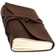 Шкіряний Блокнот записна книга B6 Comfy Strap ручної роботи зі шкіри Crazy Horse Коричневий - зображення 4