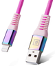 Кабель Real-El MFI USB A - Lightning Rainbow 1 м (EL123500051) - зображення 4