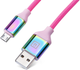 Кабель Real-El Premium USB A - Micro USB Rainbow 1 м (EL123500052) - зображення 4