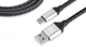 Кабель Real-El Premium USB A - Type C Leather 1 м Black-silver (EL123500049) - зображення 6