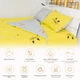 Літній постільний комплект MirSon №2423 Eco-Soft 19-2508 Cascata ковдра 155х215 см + наволочки 2 х 50х70 см + простирадло 150x220 см (2200003035568) - зображення 2
